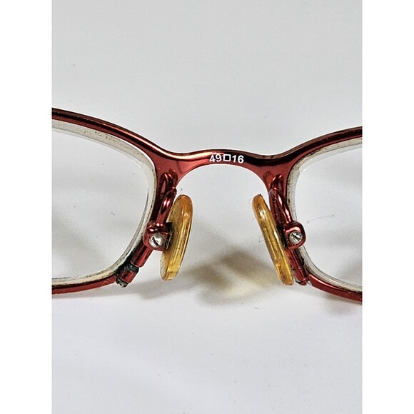 Tommy Hilfiger Women's Eyeglasses Vintage Red/black 49-16 130 FRAMES ONLY - Picture 14 of 16